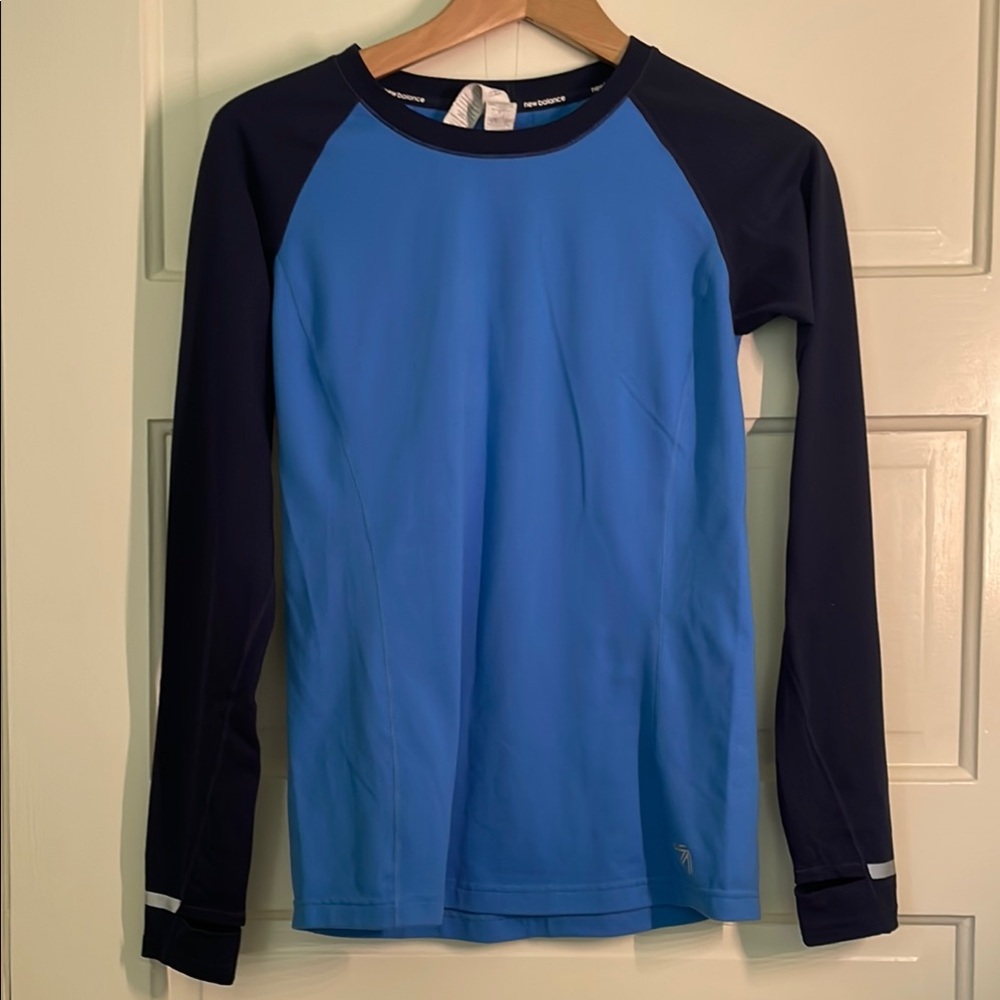 New balance x jcrew long sleeve running shirt sz xs